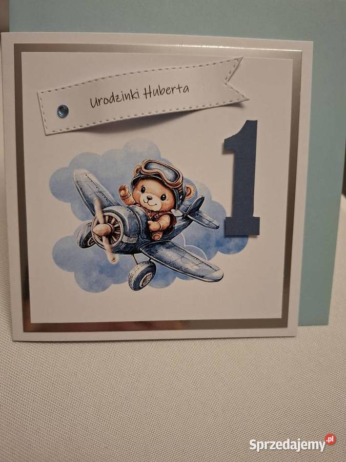 Kartka z okazji 1 urodzin w kopercie Strzebiń