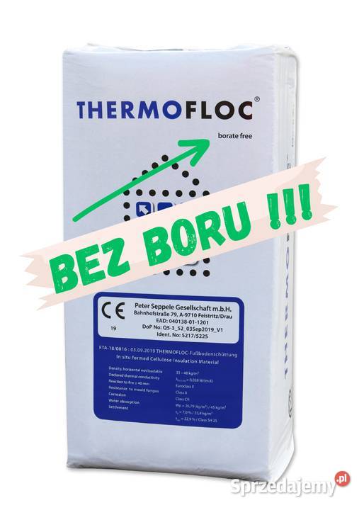 Izolacja celuloza Thermofloc do ręcznego