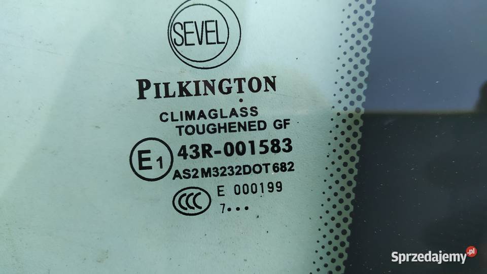 Fiat Ducato szyba mała drzwi lewych przód Przednie Milicz sprzedam