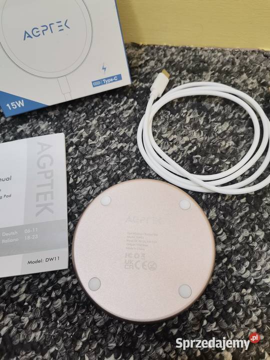 AGPTEK DW11 Bezprzewodowa ładowarka 15W wielkopolskie Trzcianka