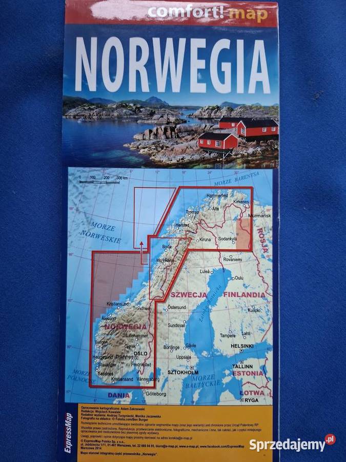 Norwegia exploreguide 3 w 1 mapa sprzedam