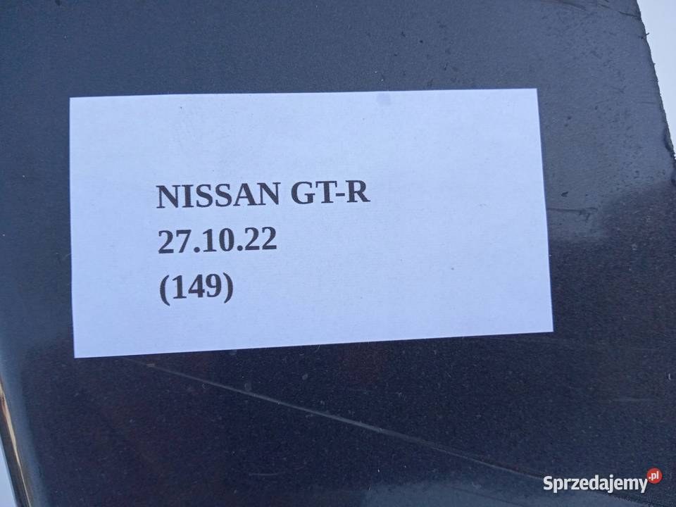 DOKŁADKA ZDERZAKA TYŁ SPOILER NISSAN GTR GTR Nowy Tomyśl sprzedam