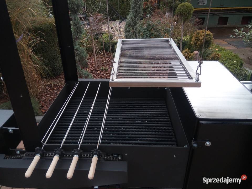 Gastronomiczny grill cateringowy gazowy węglowy Damasławek