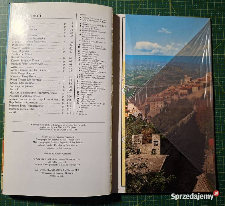 San Marino Antyczna ziemia wolności przewodnik miękka Kraków