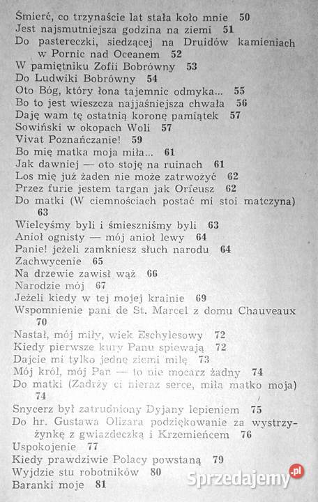 Wiersze i poematy Juliusz Słowacki twarda