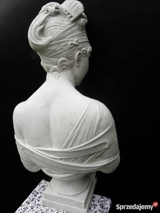 Rzeźba Popiersie 65 marmur carrara Poznań