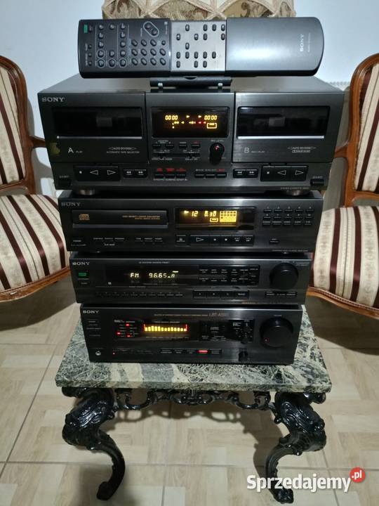 Wieża SONY segmentowa z pilotem Japan Vintage wielkopolskie Drawski Młyn