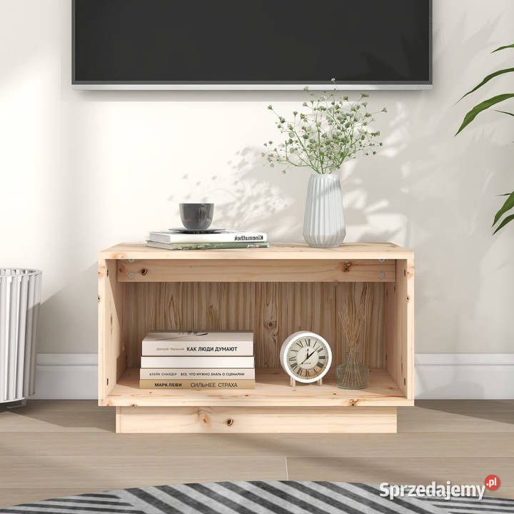 Szafka pod telewizor 60x35x35 lite drewno