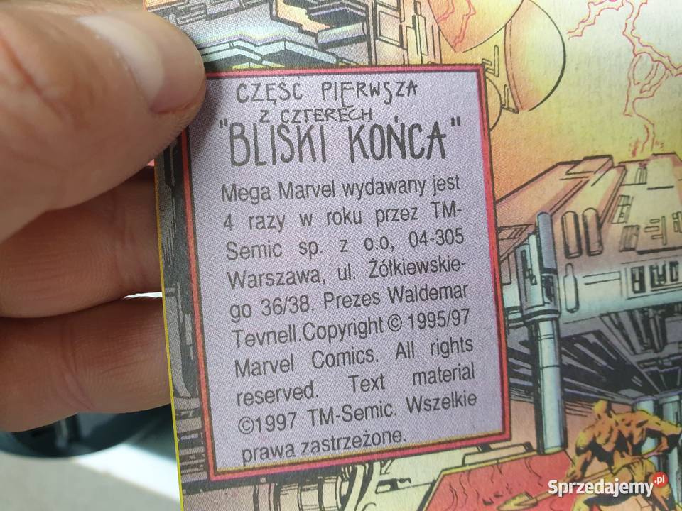 Mega Marvel 417 1997 Thor World Engine TMSemic Polskie Gdynia