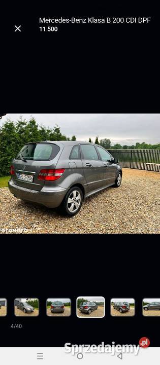 Mercedes B klasa Pietrzykowice sprzedam