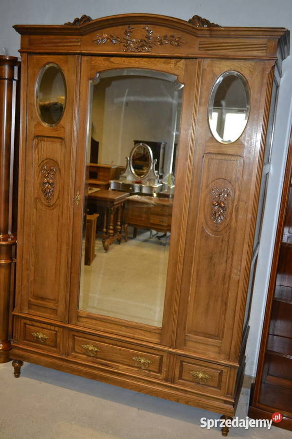 szafa secesyjna 1920 cedr Będzin
