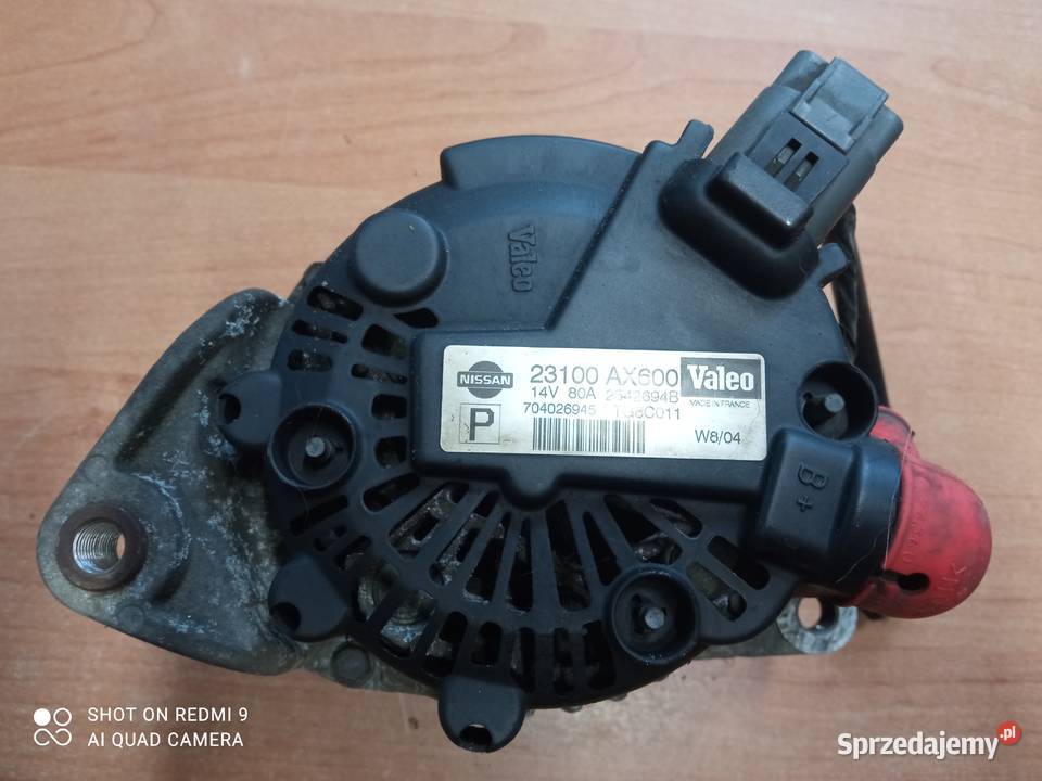 Alternator Nissan Micra 12 Benz 23100 AX600 Oleszyce