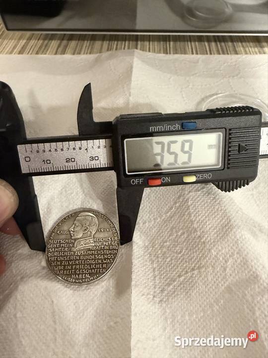 Okazja Srebny Medal Wilhelma II Cybinka