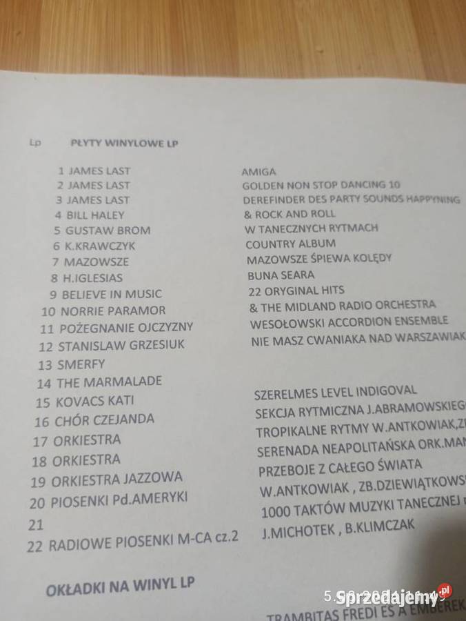 Płyty winylowe i okładki Mierzeszyn