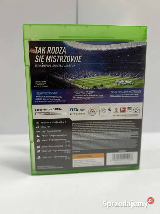 GRA FIFA 19 NA XBOX ONE POLSKA WERSJA sportowe Śrem