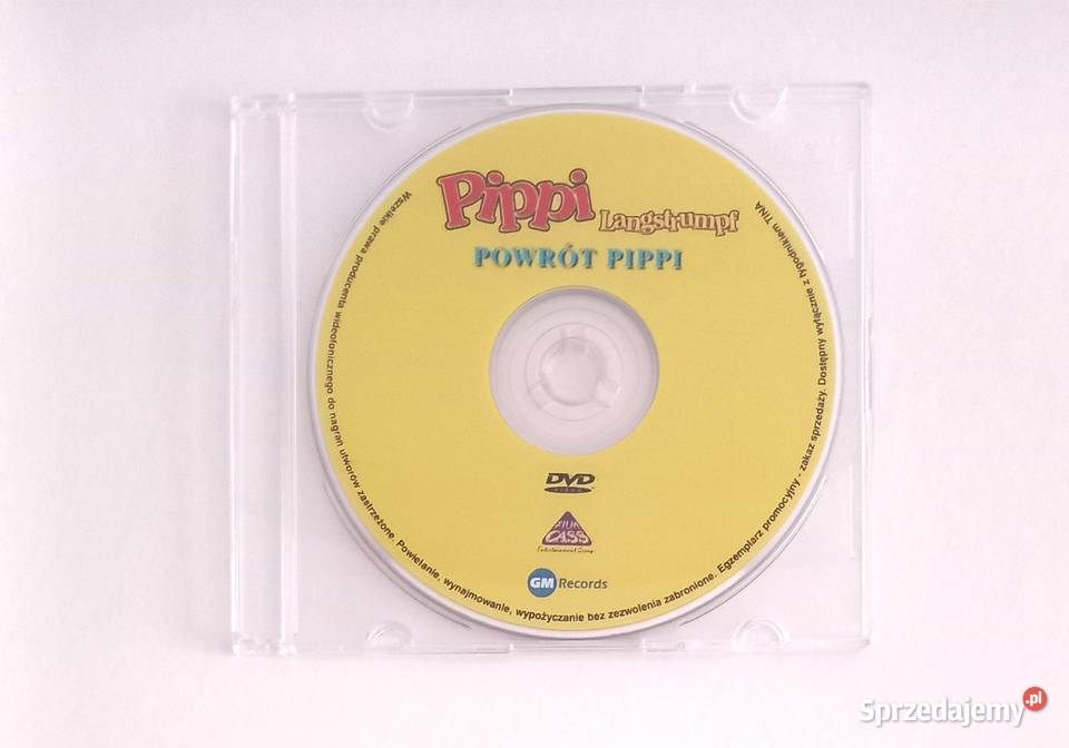 Film dzieci Powrót Pippi Astrid Lindgren do DVD Kraków sprzedam