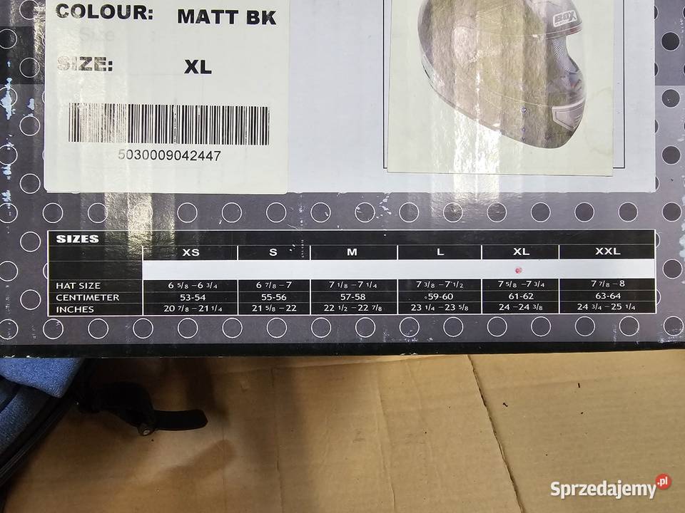Kask motocyklowy XL BDX powystawowy nieużywany Jelenia Góra sprzedam