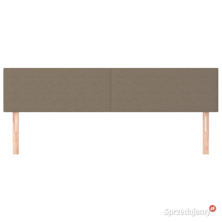 Zagłówki do łóżka 2 taupe 100x5x7888 tkanina Warszawa