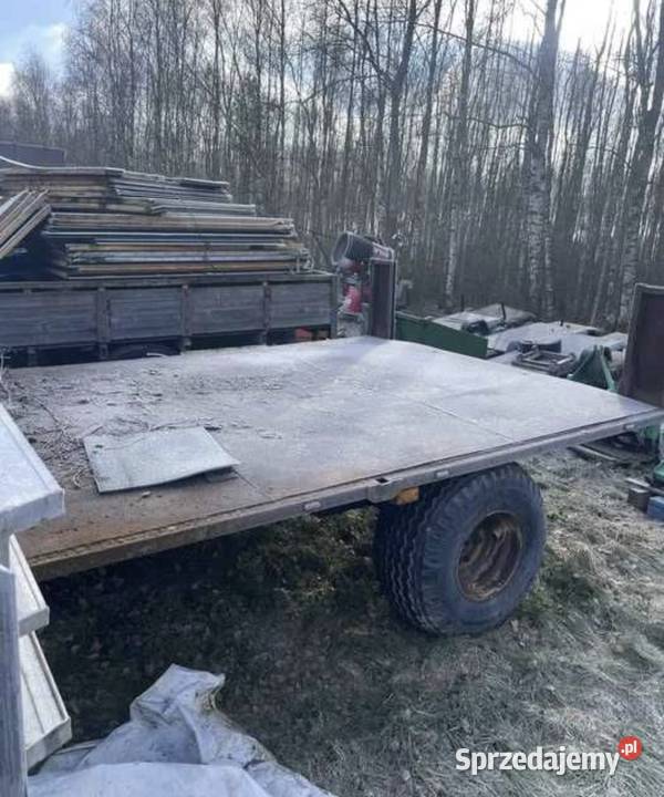 Przyczepa Rolnicza Solidna rama nieuszkodzony Podskarbice Szlacheckie sprzedam