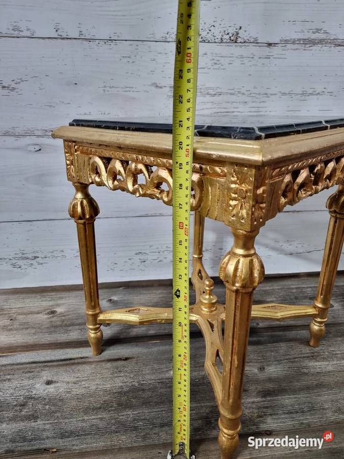 Stolik z blatem marmurowym Sanok