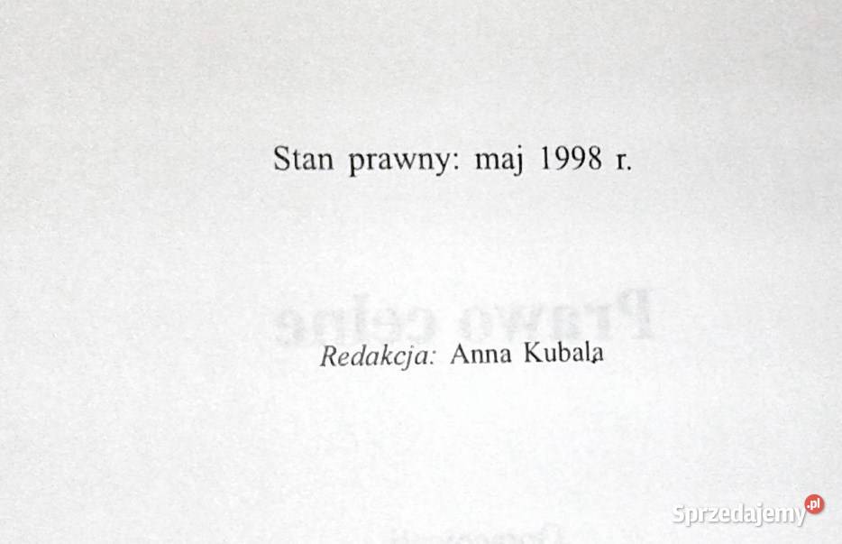 Prawo celne Egzamin doradcy podatkowego R Łućko Chełm
