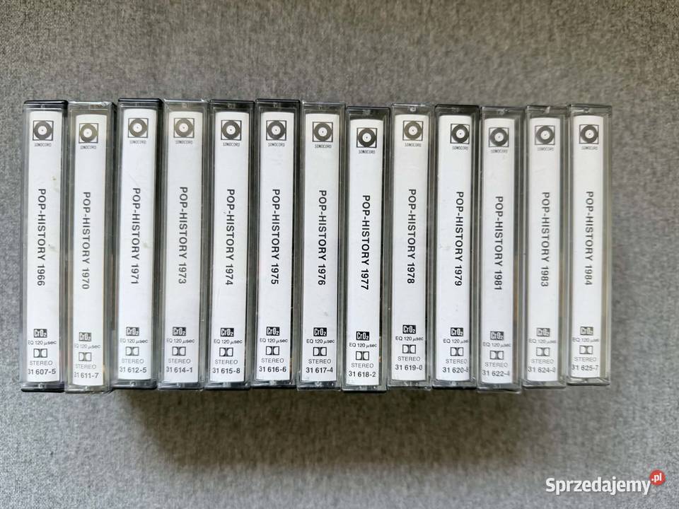 kasety magnetofonowe POP kaseta Piotrków Trybunalski