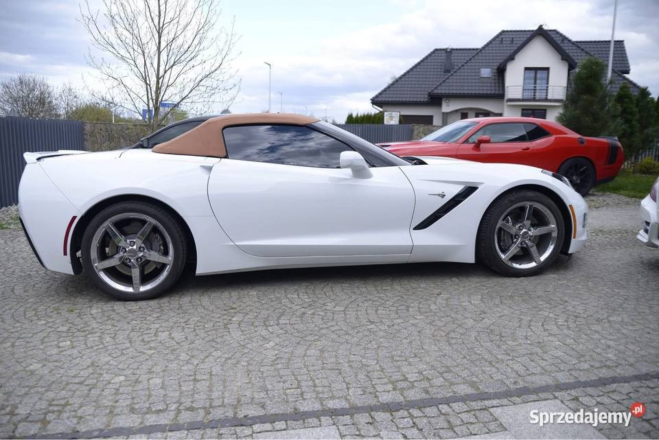 Corvette C7 lt2 i lt3 z51 Cabrio w Polsce biały Bełchatów sprzedam