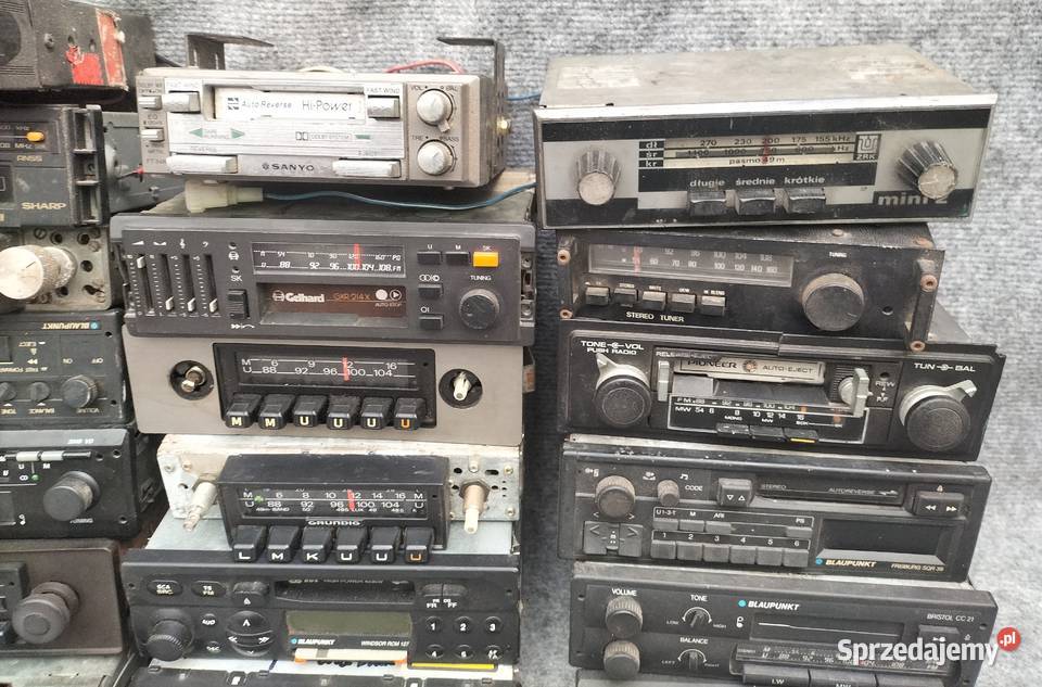 Stare radia samochodowe oldtimer klasyk aktualne Leszno