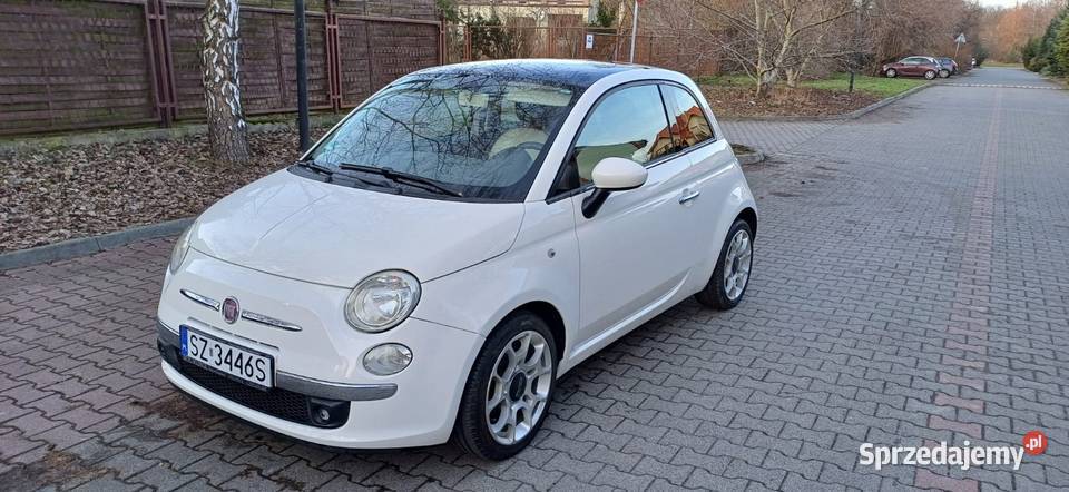 Piękny Fiat 500 DOINWESTOWANY sprowadzony Siemianowice Śląskie