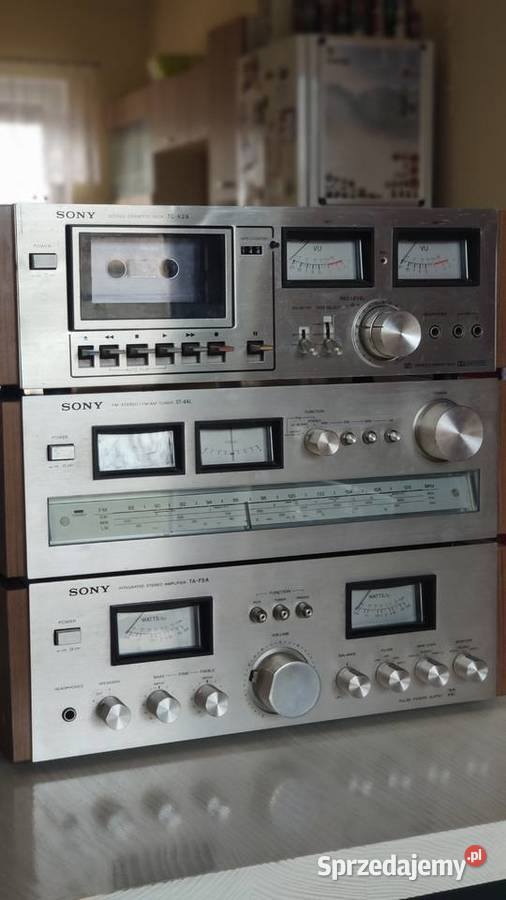 Wieża stereo Sony vintage TA-F5A, ST-A4L, TC-K2A