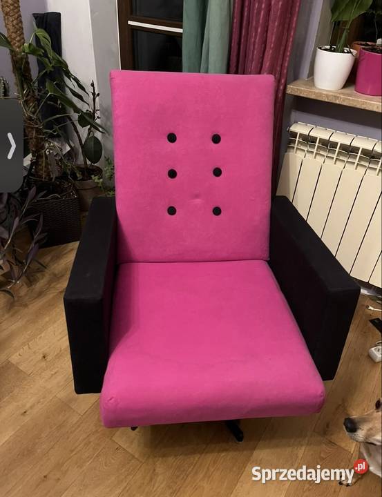 Vintage fotel tapicerowany 95cm Poznań