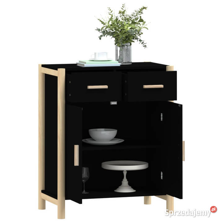 Szafka czarna 62x38x75 materiał drewnopochodny Warszawa