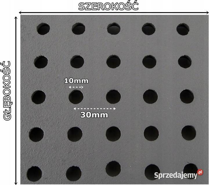 RUSZT ŻELIWNY DZIURKOWANY KOMINEK INVICTA LAUDEL Skawina