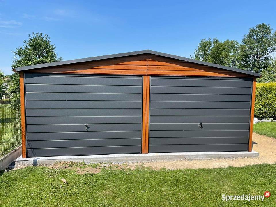 Garaż blaszany Wzmocniony profilami Producent Mińsk Mazowiecki sprzedam