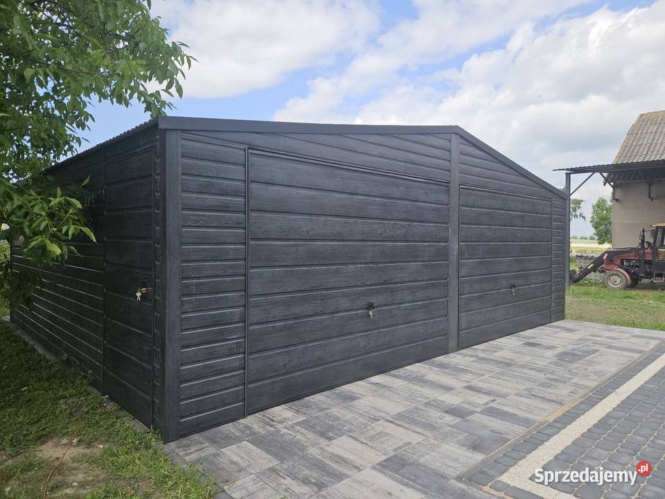 7x6 Garaże Blaszane Garaż Blaszany Blaszak 42m2
