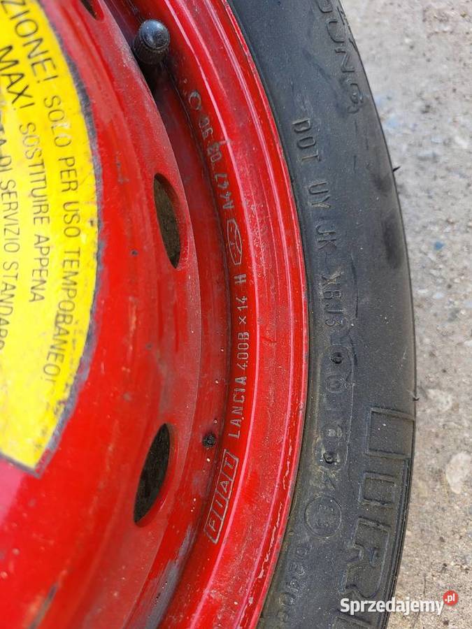 Dojazdówka 4x98 13580 14 Fiat lancia koło mazowieckie Pułtusk