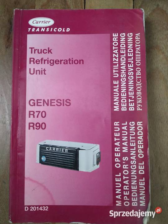 Carrier Genesis R70 R90 instrukcja obsługi mazowieckie