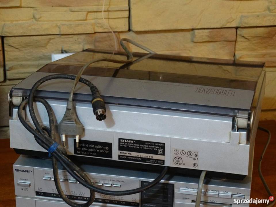 Gramofon tangencjalny Sharp RP101 igła sprawny Gramofony podkarpackie Jasło