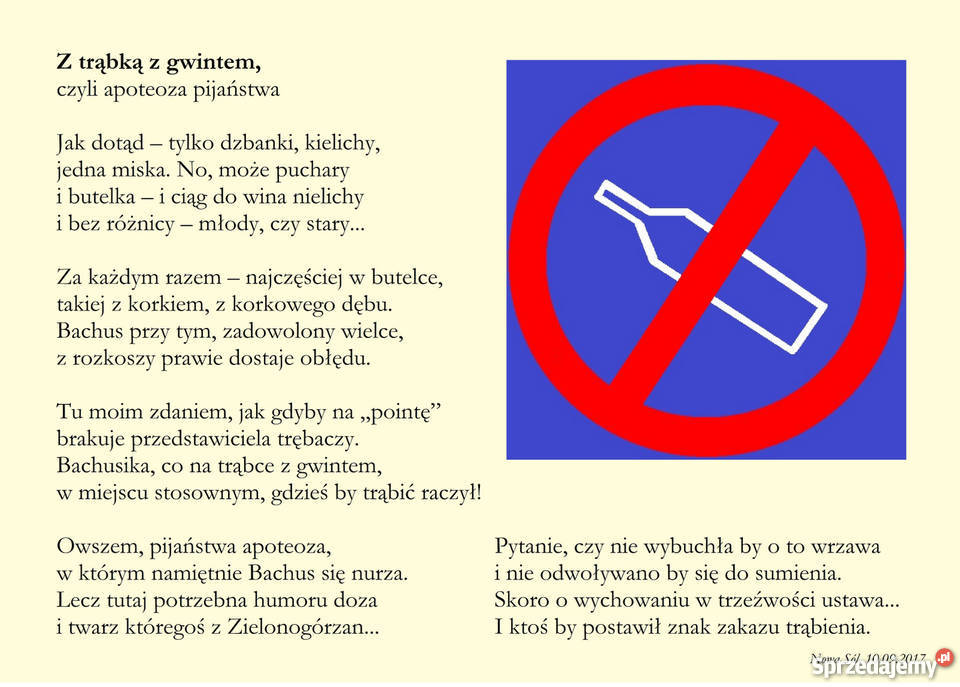 Tomasz Jankowski W Zielonej Górze na deptaku Parczew sprzedam