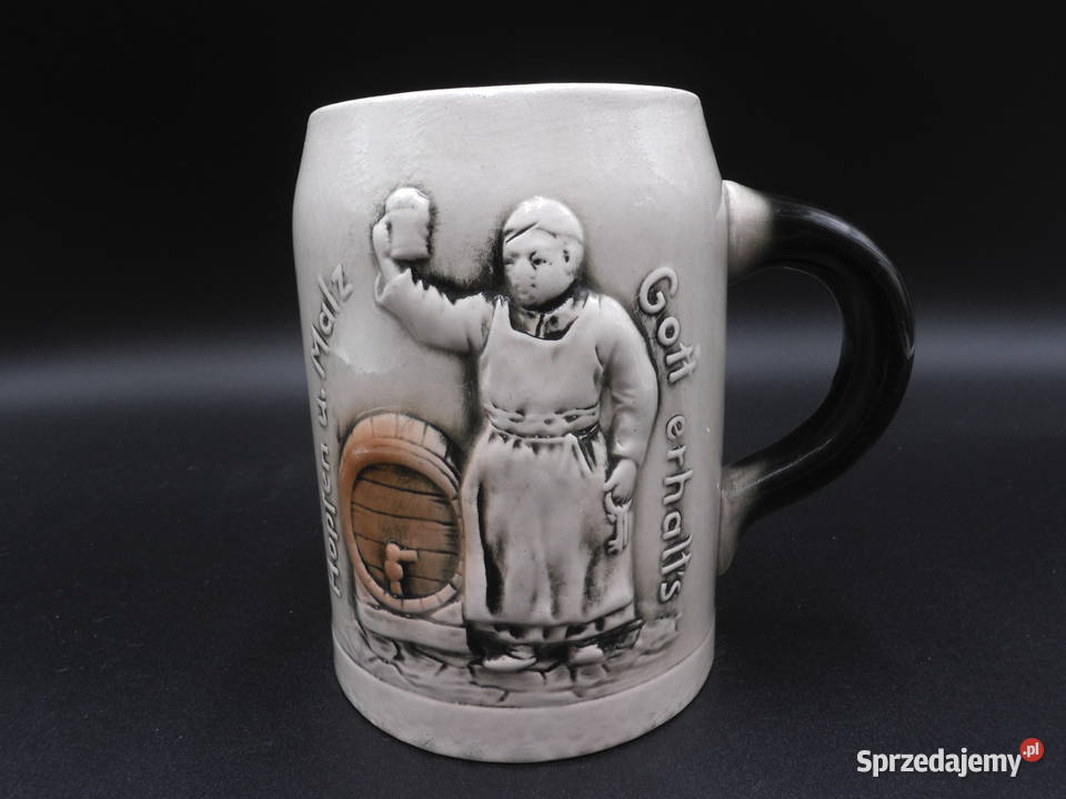 Kufel ceramiczny Antyki, Sztuka, Kolekcje Raszków