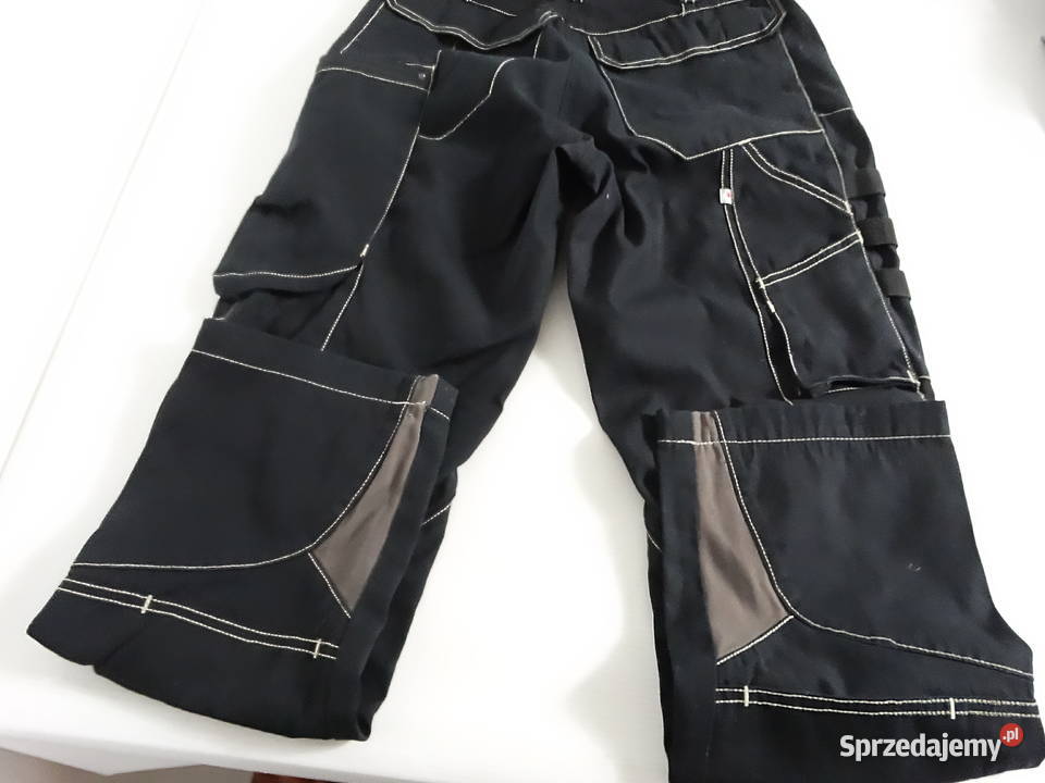 Spodnie Techwear Tactical Czarne z kontrastowymi Rozmiar M