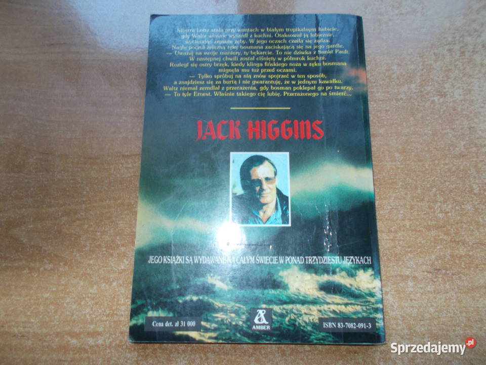 Jack Higgins Ostrzeżenie sztormowe Głubczyce sprzedam