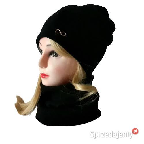Komplety na jesień zimę czapka z kominem różne Nakrycia głowy Lublin