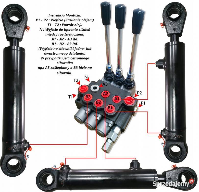 ROZDZIELACZ HYDRAULICZNY 3 SEK 80 LITRÓW Solec Kujawski