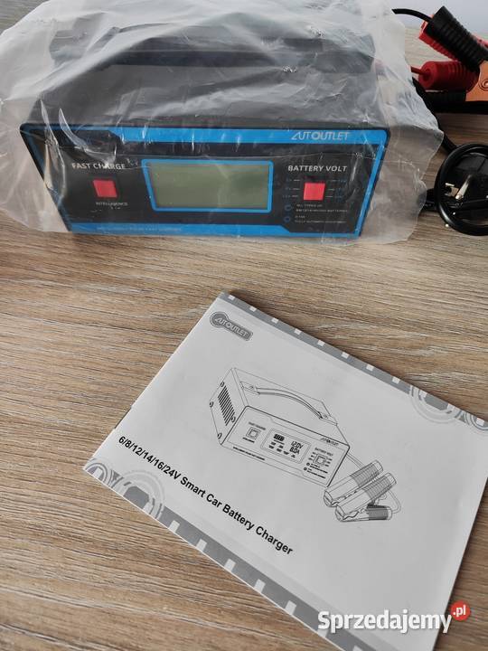 Inteligentny Prostownik AUTOUTLET 6V24V LCD NOWY Człuchów