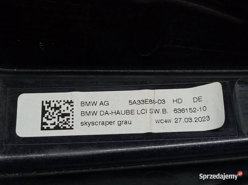 OSŁONA ANTENY DACHOWEJ C4W 5A33E88 Bmw Seria 3