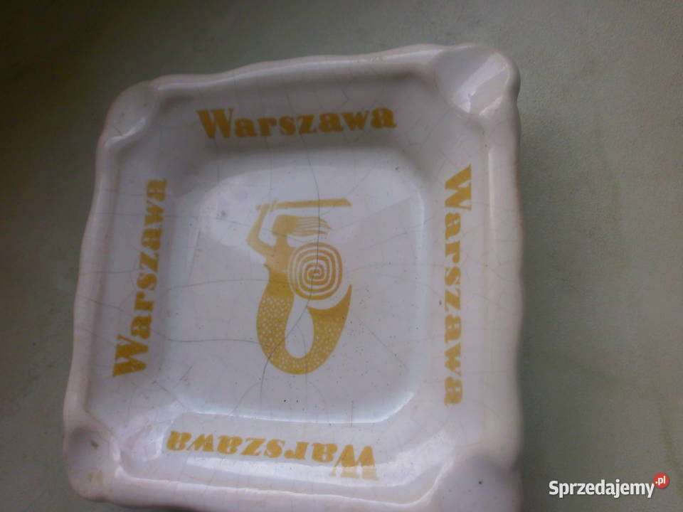 popielniczka ceramiczna Syrenka Warszawa Porcelana i szkło sprzedam
