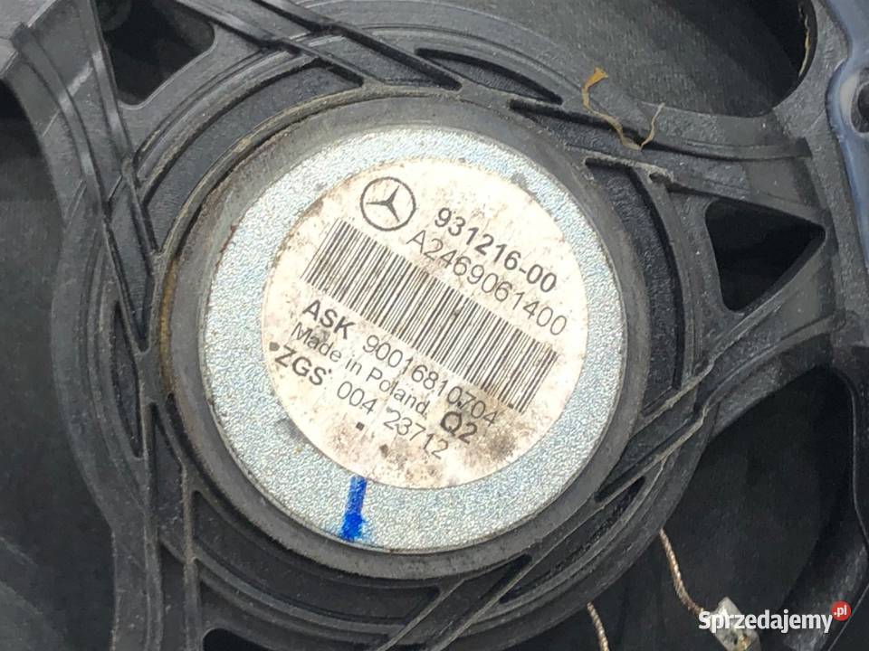GŁOŚNIKI KOMPLET MERCEDES W246 A2469061400 osobowe