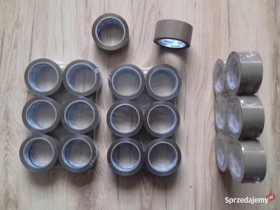 6x Taśmy pakowe przylepne Smart brązowa 48mmx91m sprzedam