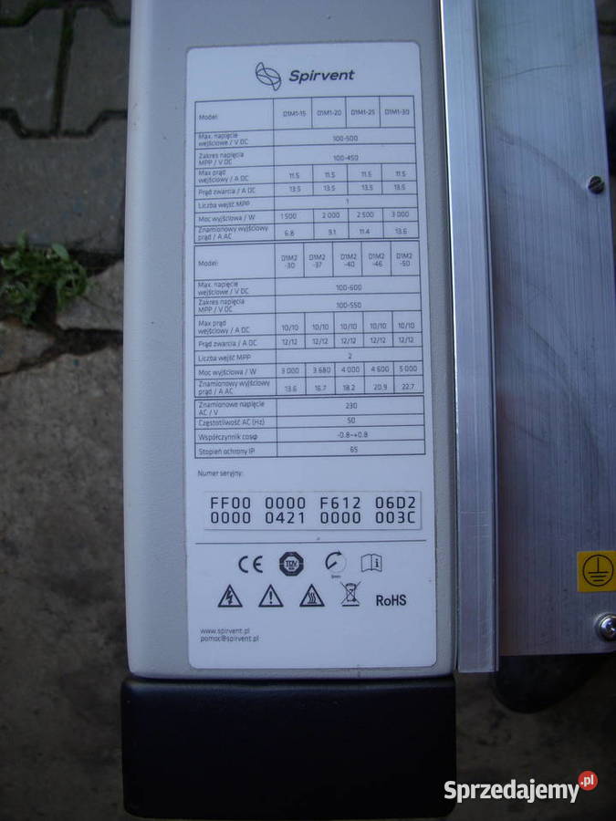 Falownik Spirvent Zawoda